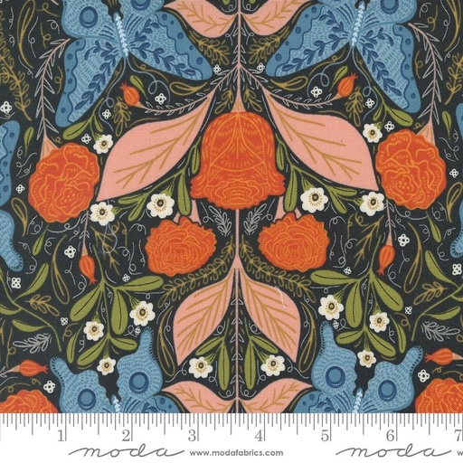 [48391 21] Vintage Butterfly, Woodland Wonder Midnight, Gingiber, Moda Fabrics