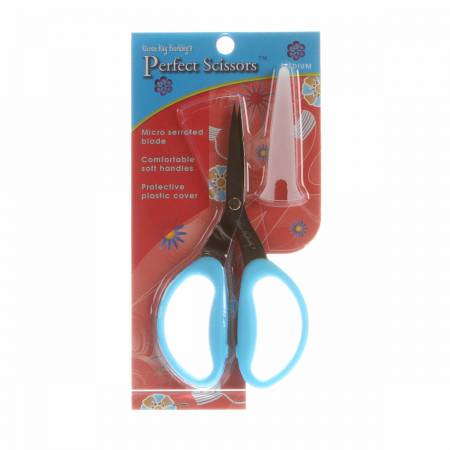 [KKBPSM] Perfect Scissors Blue, 6in Medium Micro-Serrated, Karen Kay Buckley