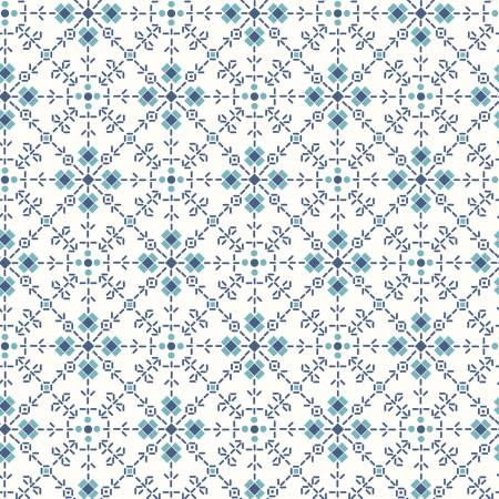 [WB12040-DENIM] 108in Cotton Backing, Bee Plaids Homemade Denim, Lori Holt, Riley Blake