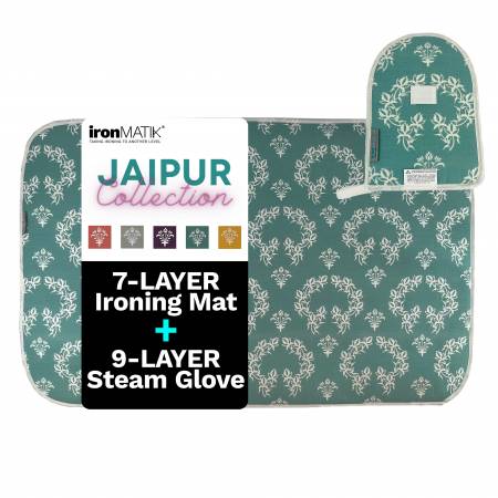[BUNDLEBLUE] Jaipur Collection Premium Ironing Mat & Steam Glove Bundle Jaipur Blue